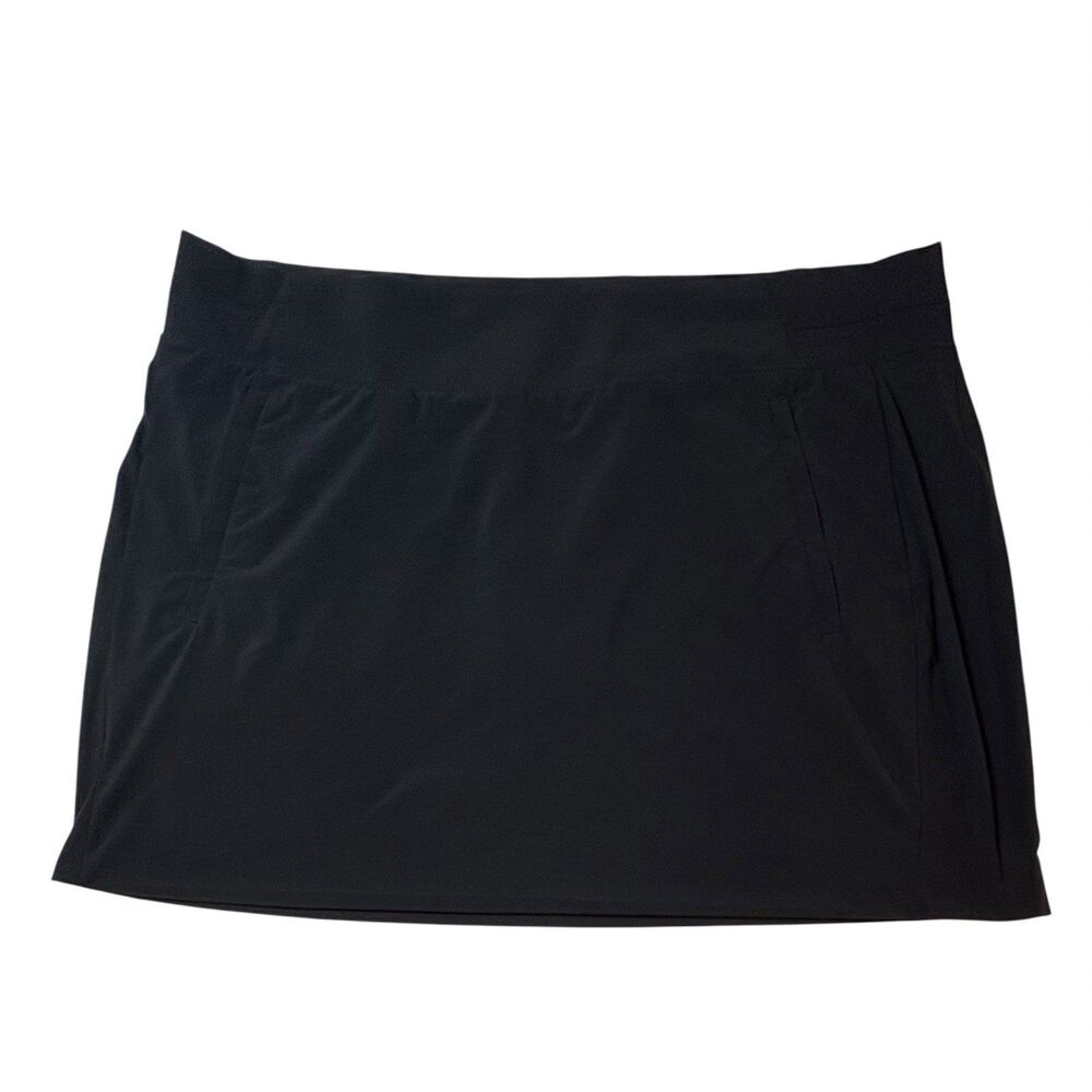 Athleta Women’s Black Skort Plus Size 22 Soho Tennis Athletic Pickleball READ